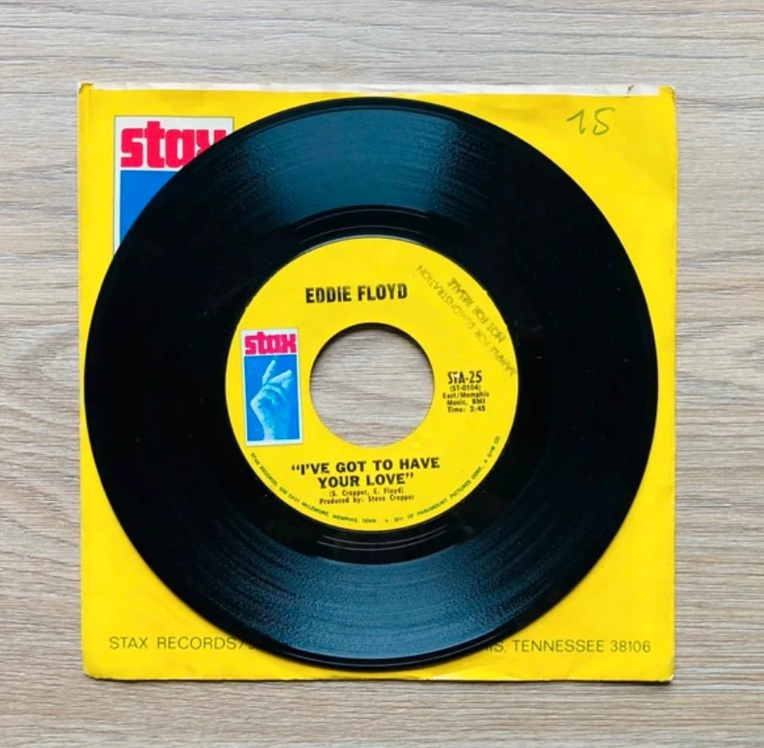 Disco de vinilo 45rpm Eddie Floyd Tengo que tener tu amor. – photo 2